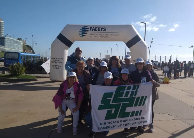 Jubilados de Empleados de Comercio, presentes en las Segundas Olimpíadas Nacionales de Adultos Mayores