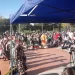 Lleno total de Plaza España por la Feria de Abril