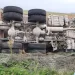 Vuelco y camionero atrapado obligó a cortar momentáneamente la ruta 73 en cercanías a Bellocq