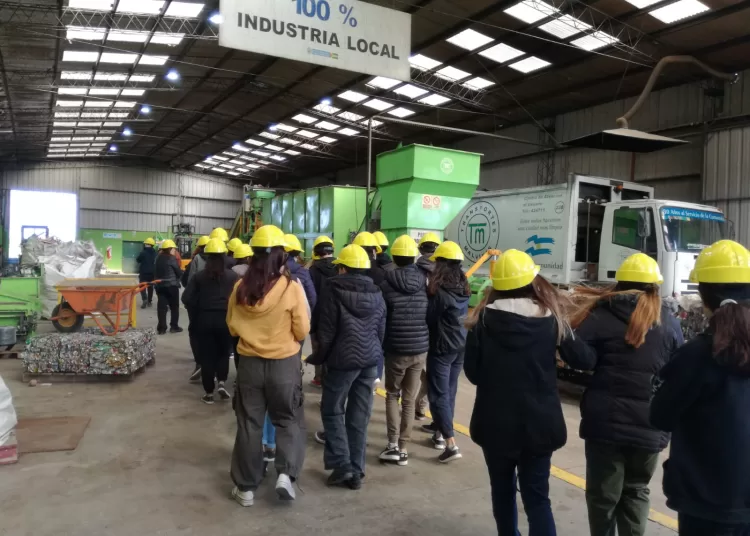 Visitas a la planta de separación de residuos