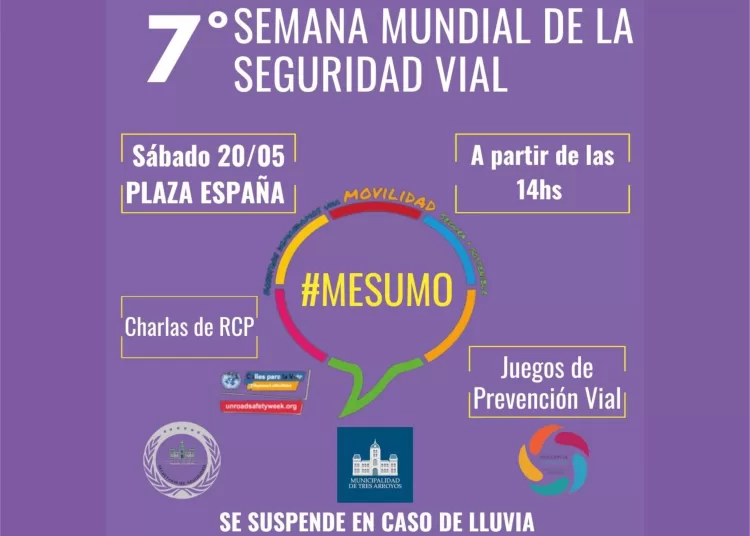 Sumate a la 7ma Semana Mundial de la Seguridad Vial en Plaza España
