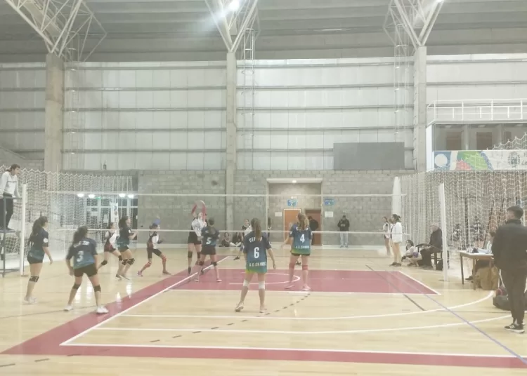 La marcha de la Liga Municipal de Voley