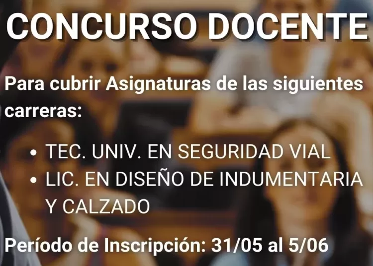CRESTA – UPSO: Nuevos llamados a concurso docente