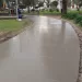 Construyeron caminos internos en la Plaza del Árbol