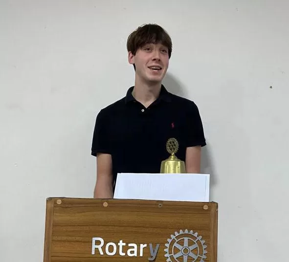 El Rotary Club despidió a un rotario francés que estuvo un año en la ciudad