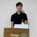 El Rotary Club despidió a un rotario francés que estuvo un año en la ciudad