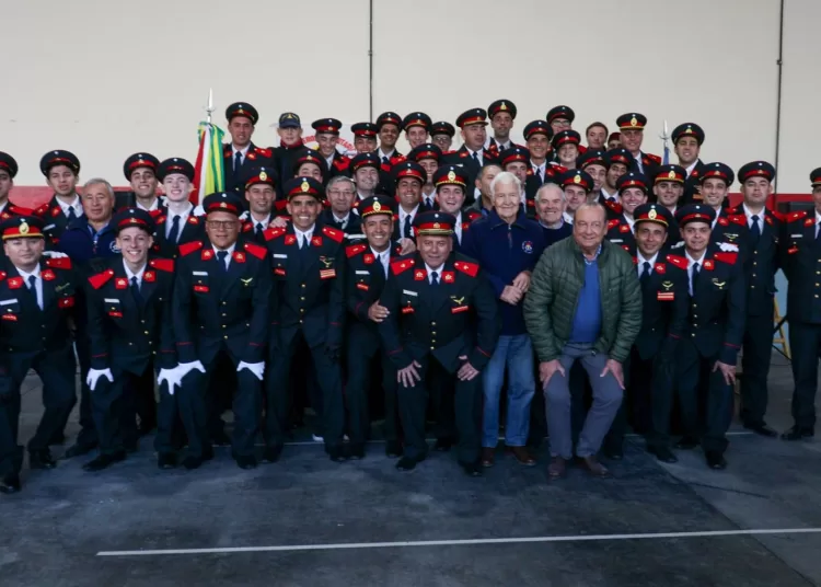 Reconocimientos y homenajes en el Cuartel de Bomberos