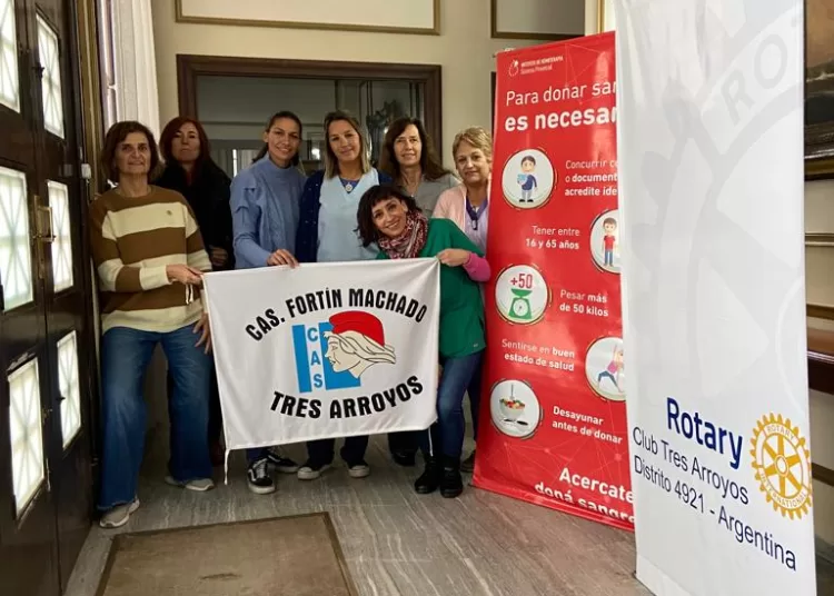 Los clubes de servicio y el servicio de Hemoterapia celebraron el día del donante de sangre con una exitosa colecta