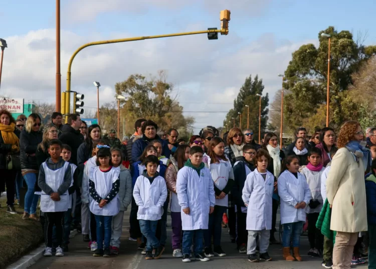 Con jura incluída, celebraron el acto oficial por el Día de la Bandera