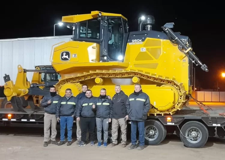 Arribó una nueva topadora para el Ente Vial