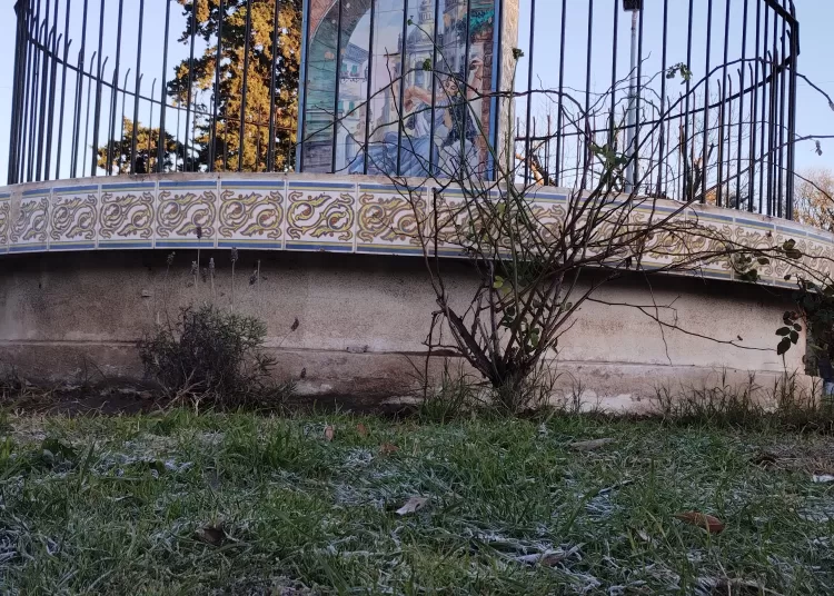 El frío y la helada llegaron para quedarse: en la Chacra de Barrow registraron -3,8°