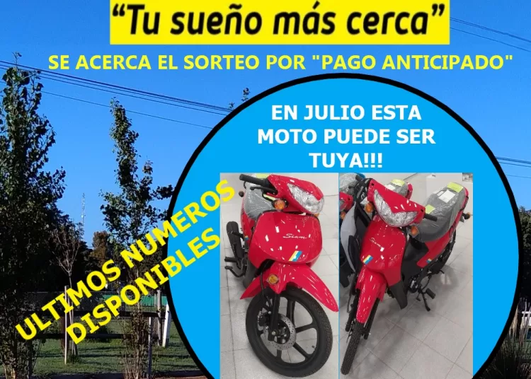 Olimpo sorteará en julio una moto por pago anticipado de su rifa