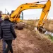 Avances en la limpieza del canal camino de Hueso Clavado en Orense