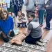 Se realizó una capacitación de RCP y Primeros Auxilios en El Parquecito de Ruta 3 Sur