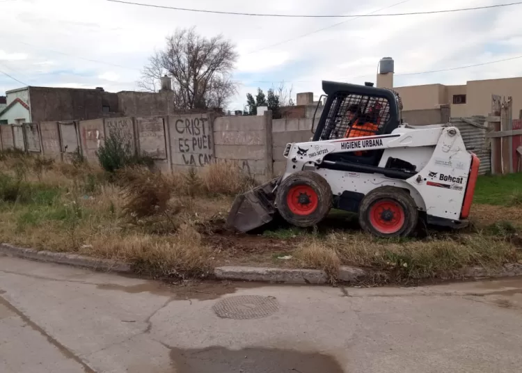 Gestión de limpieza de lotes baldíos y solicitud de colaboración vecinal