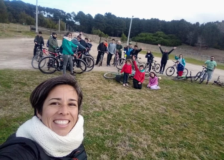 Exitoso cicloturismo en el bosque de Dunamar