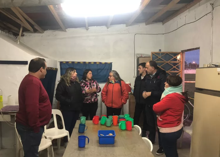Garate visitó el Club Unión y se reunió con referentes