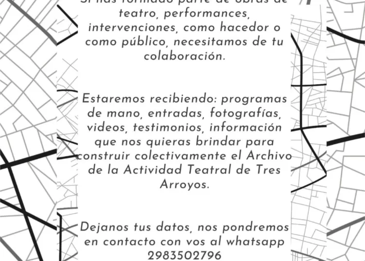 Convocan a elencos locales a una jornada de teatro y educación