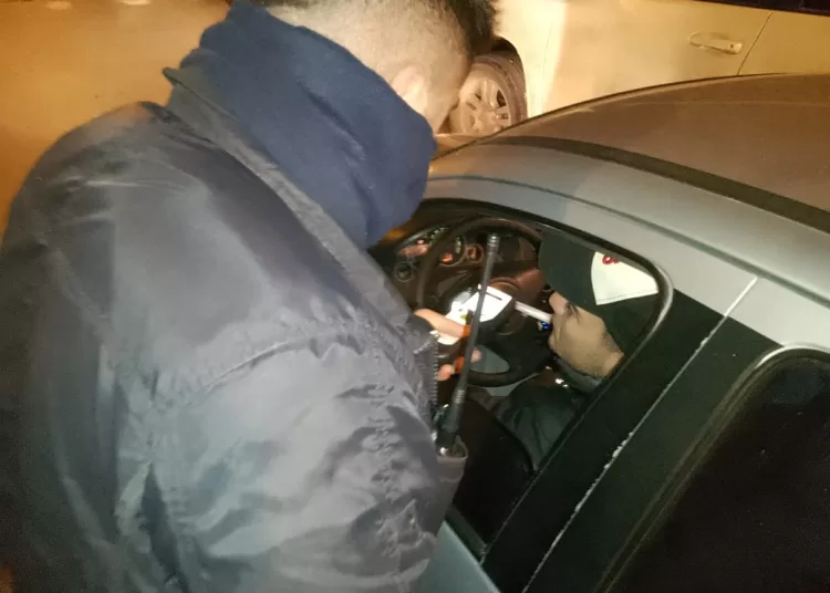 Retuvieron ocho vehículos por alcoholemia positiva