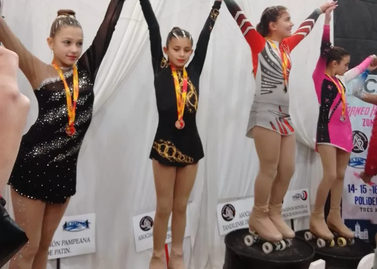 Once patinadoras de Olimpo competirán en la Copa Roberto Rodríguez