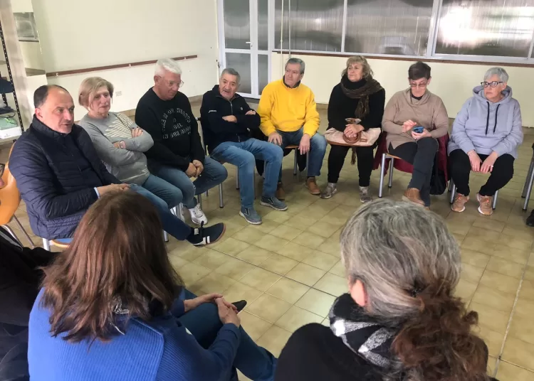 Dichiara, de Unión por la Patria, visitó la ciudad y apoyó a la lista peronista