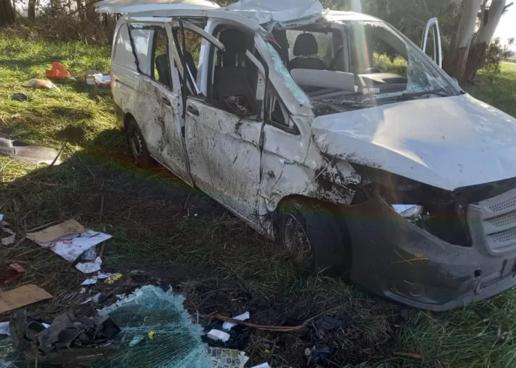Dos muertos y seis heridos de Orense tras vuelco en la ruta 88