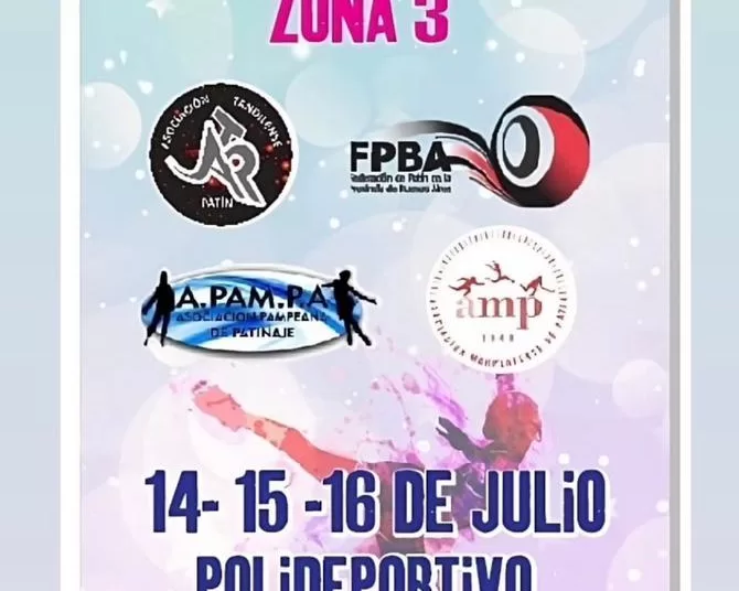 El fin de semana se disputará el Torneo Regional de la Zona 3 de Patinaje Artístico en el Polideportivo