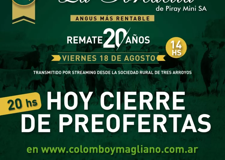 Hoy cierran la preofertas para el remate de “La Torcacita”