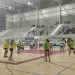 Las inferiores de la Liga de Voley concentran la acción en el Polideportivo