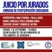 El viernes ofrecen jornada abierta sobre juicio por jurados en el Salón Blanco municipal