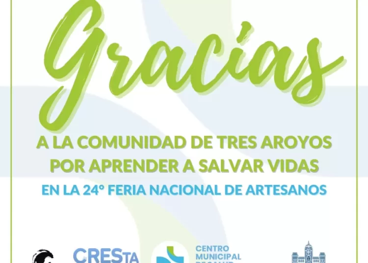 Capacitaciones de RCP en el Marco de la 24° Feria Nacional de Artesanos