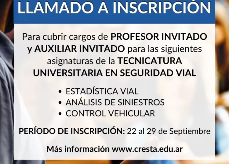 CRESta – UPSO: Llamado a inscripción