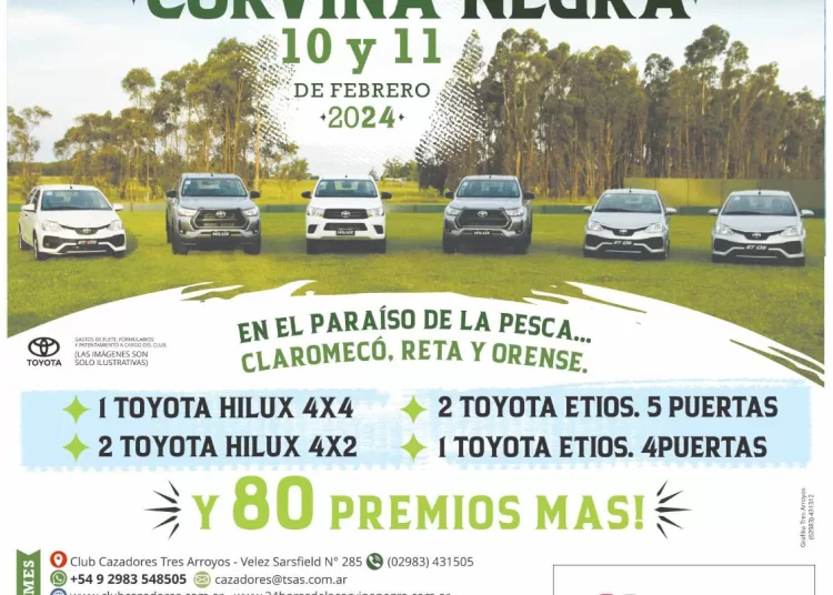 La 62° edición de la Corvina Negra ya tiene fecha y será el 10 y 11 de febrero