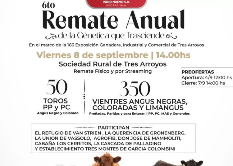 Cabaña “Santa Rosa” se alista para su sexto remate anual