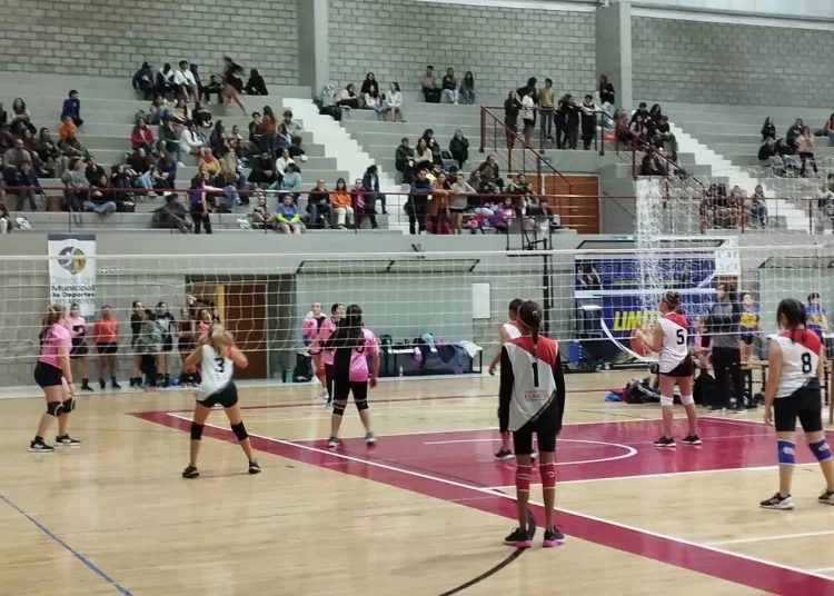 Pasó un fin de semana a puro vóley en el Polideportivo