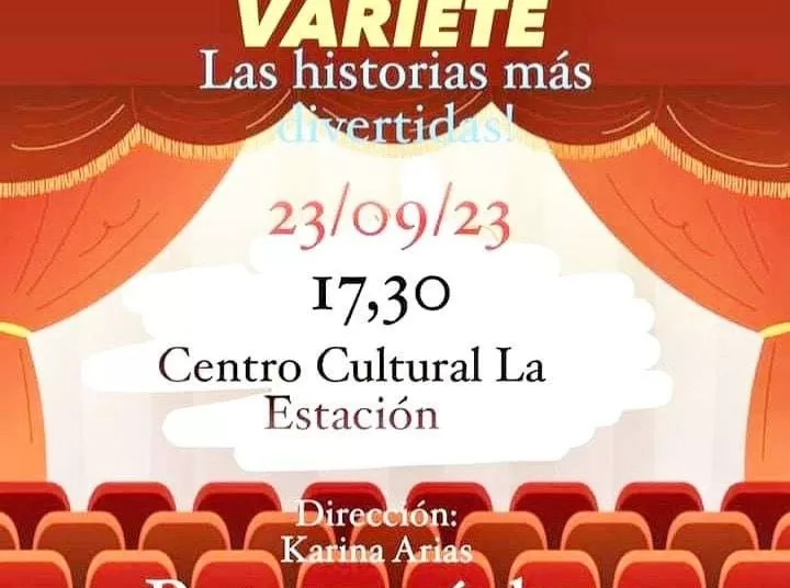 Presentación del grupo de radioteatro «Varieté» en La Estación