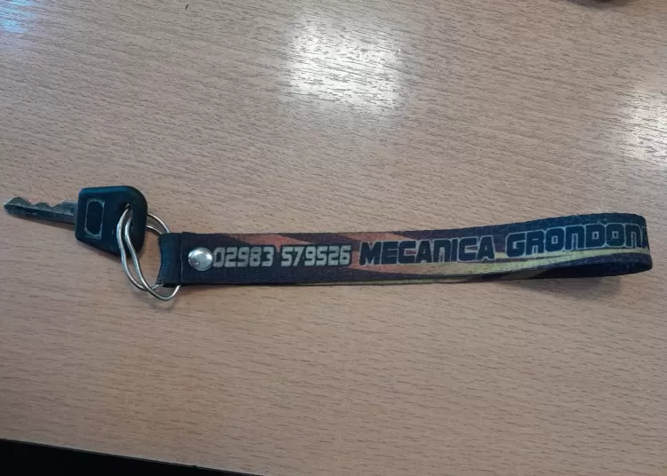 Hallaron llave extraviada en Azcuénaga al 200