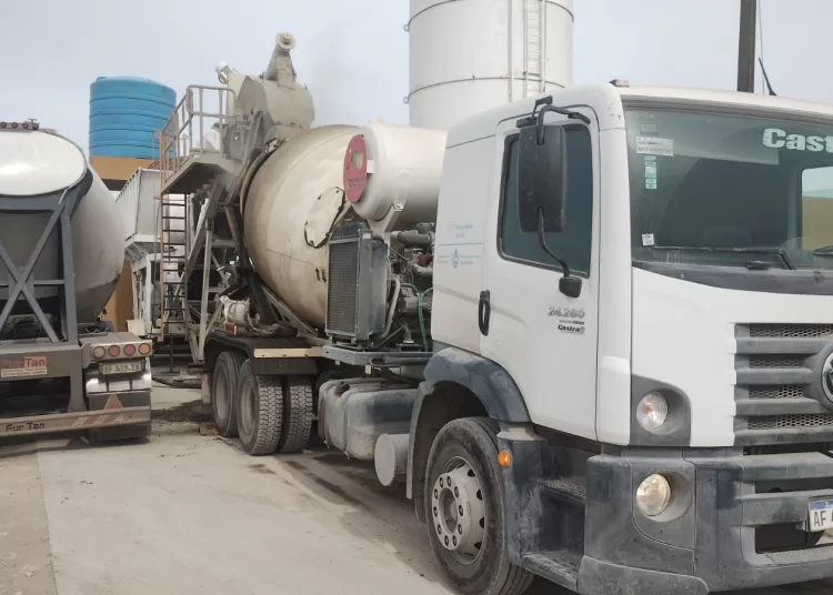 Señalan que la hormigonera procesó alrededor de quinientos camiones de material elaborado