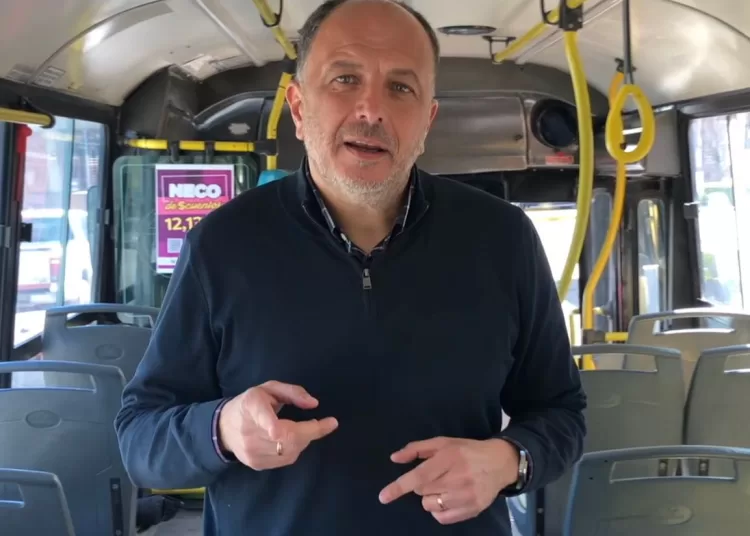Garate presentó su propuesta de movilidad en la ciudad y las localidades