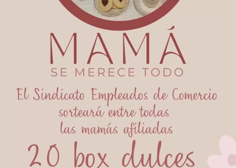 Empleados de Comercio sorteó veinte boxes dulces por el Día de la Madre