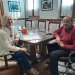Reunión entre el intendente y la coordinadora del Proyecto MUJTA