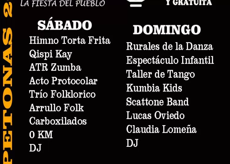 Confirman presentaciones y actividades para la Fiesta del Mate y la Torta Frita
