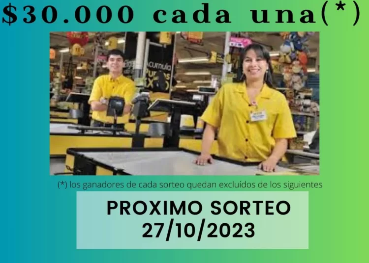 Empleados de Comercio sorteará otras diez órdenes de compra por $30 mil