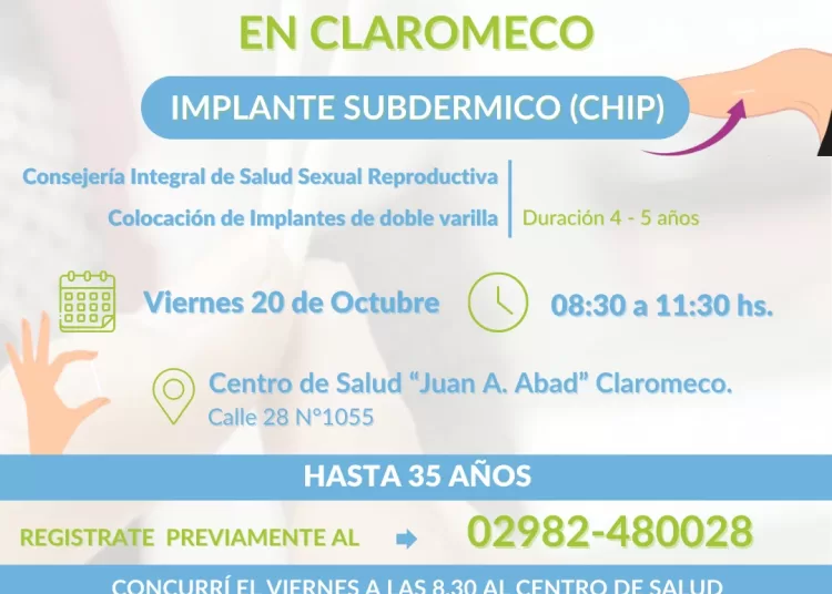 Salud sexual y reproductiva en Claromecó