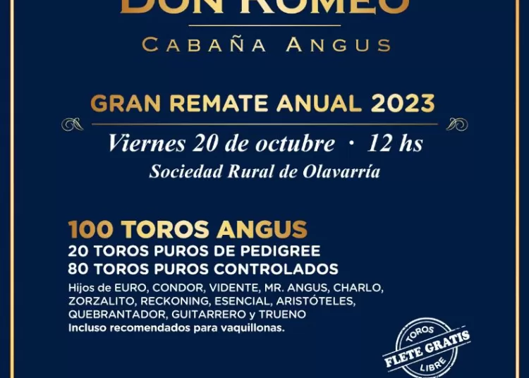 “Don Romeo” promete calidad y cantidad en Olavarría