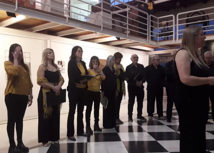 Desarrollaron un encuentro coral en el Mulazzi