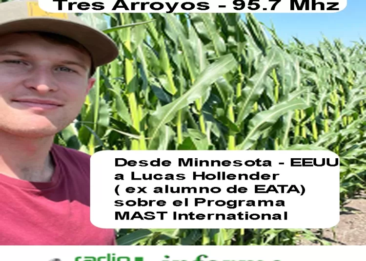 Informe Rural entrevistará a un exalumno de la EATA que trabaja en EEUU