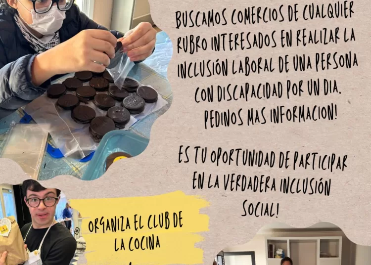 Proponen a comercios que contraten por un día a personas con discapacidades