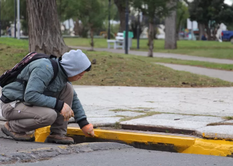 Se realizó el barrido manual como está previsto en el cronograma semanal