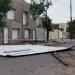 En Yrigoyen al 700 se voló el techo de una obra en construcción